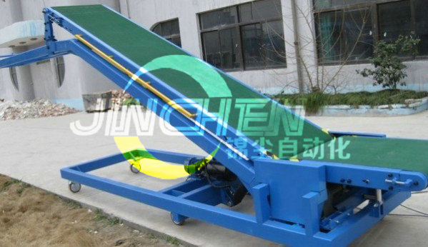 廠門(mén)口的裝卸車皮帶機(jī)